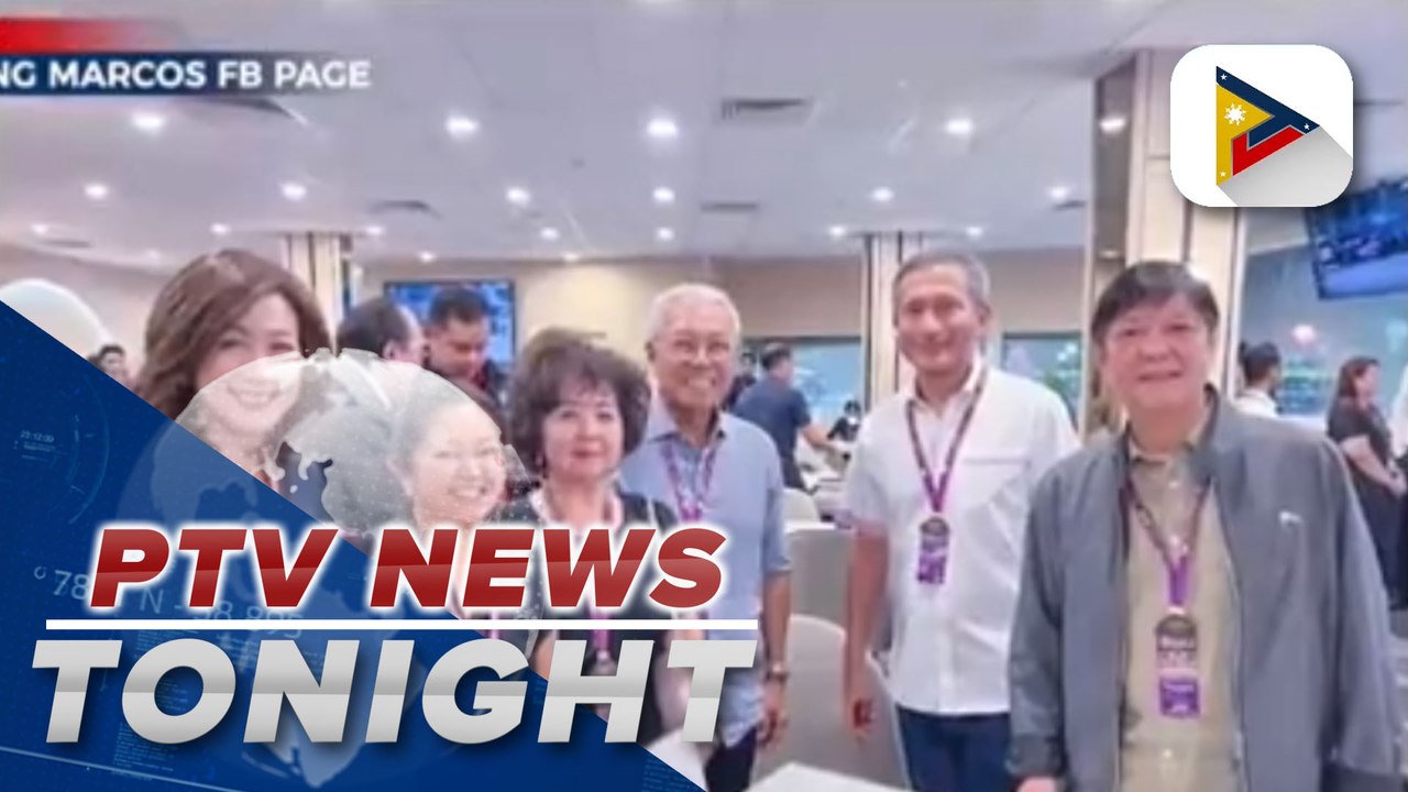 Pres. Marcos Jr. posts some photos of his ‘productive’ trip in Singapore