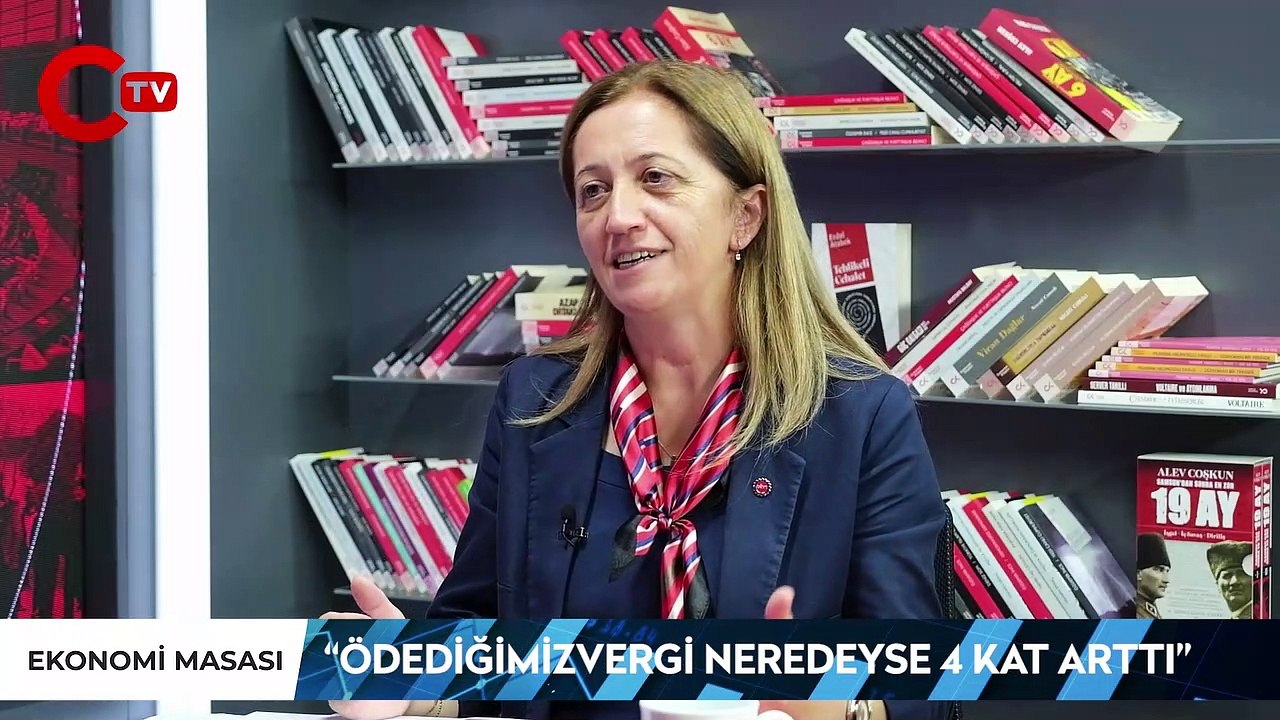 DİSK Genel Başkanı Arzu Çerkezoğlu DİSK'in asgari ücret talebini Cumhuriyet TV'de açıkladı