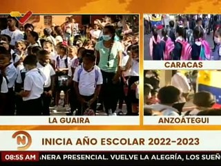Más de 80 mil niños regresan a los planteles en este año escolar 2022-2023 en La Guaira