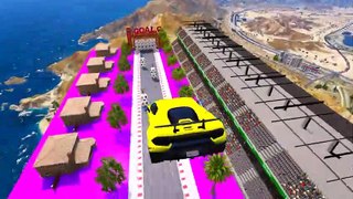 HOMBRE ARAÑA, CRAZY JAKE, GOKU com MOTOS e CARROS! Spiderman With Mega Ramps Racing  - GTA 5 Mods