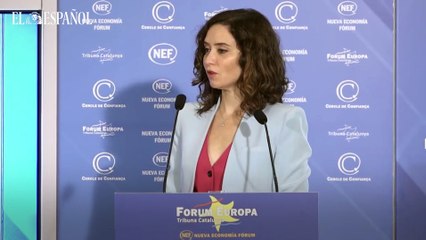 Ayuso contra la educación catalana: "No saben los ríos españoles y dónde están las principales capitales de provincias"