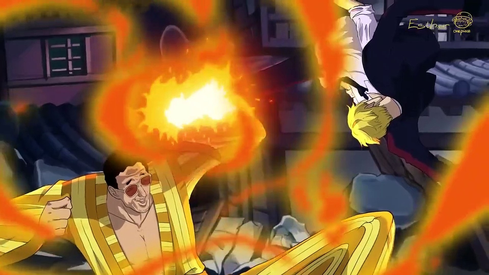 Kaido eats whole CLOUD FIRE turns into a Fire Dragon to Burn Luffy ...
