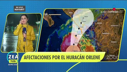 Sinaloa y Nayarit se preparan para el impacto del huracán "Orlene"
