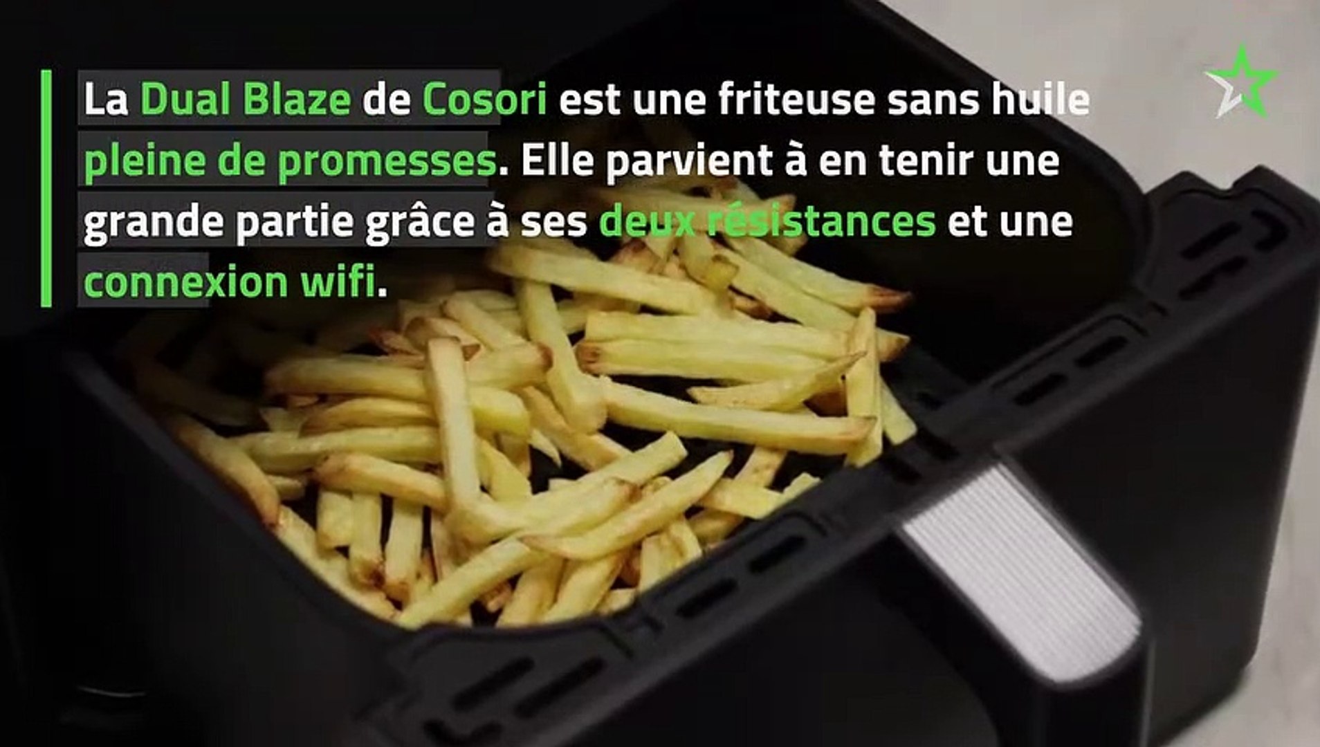 Test Cosori Dual Blaze : une friteuse sans huile étonnante - Vidéo  Dailymotion