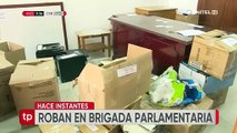 Denuncian robo al interior de las oficinas de la Brigada Parlamentaria en Santa Cruz