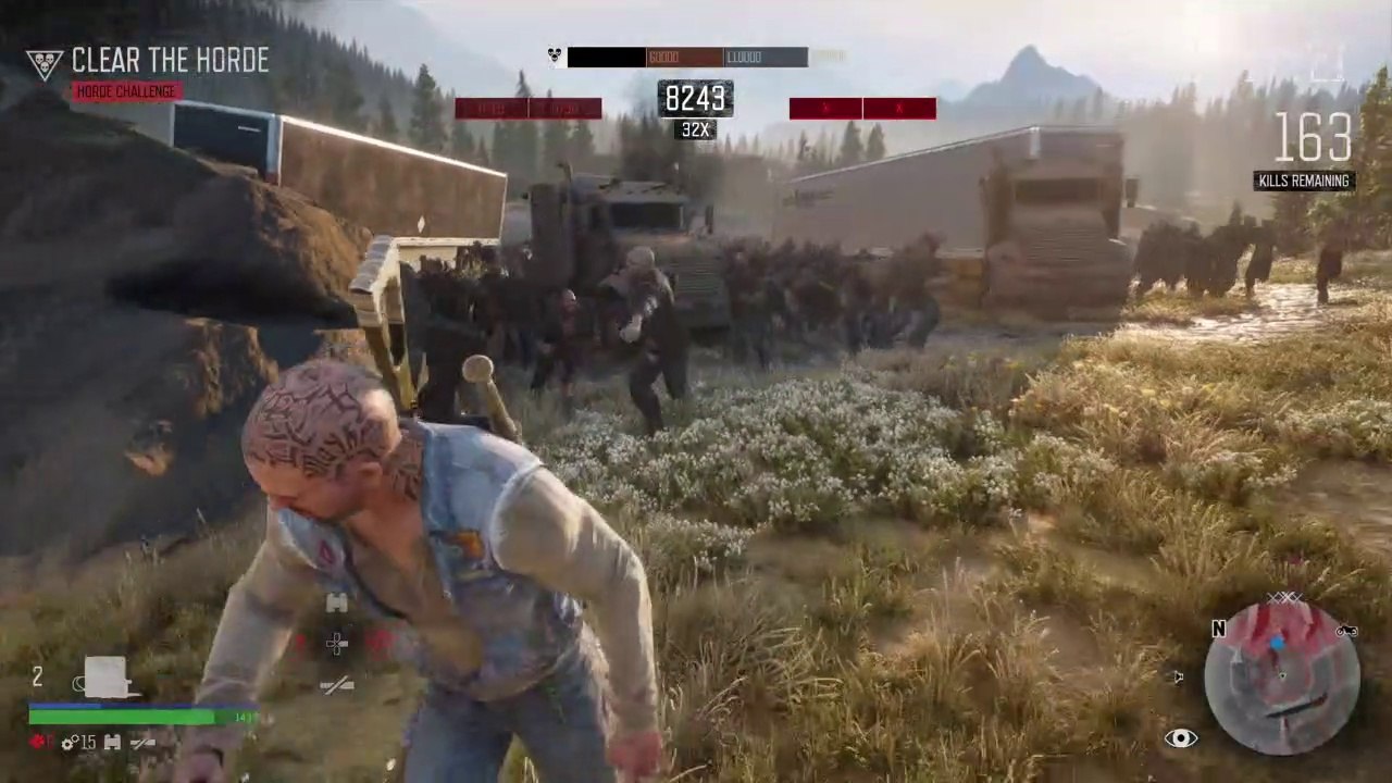 Taking down a horde of Zombies | Days Gone