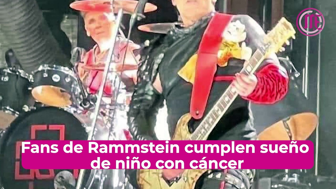 Fans de #Rammstein cumplen sueño de niño con cáncer