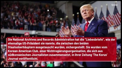 Donald Trumps "Liebesbriefe" an Kim Jong-un enthüllt