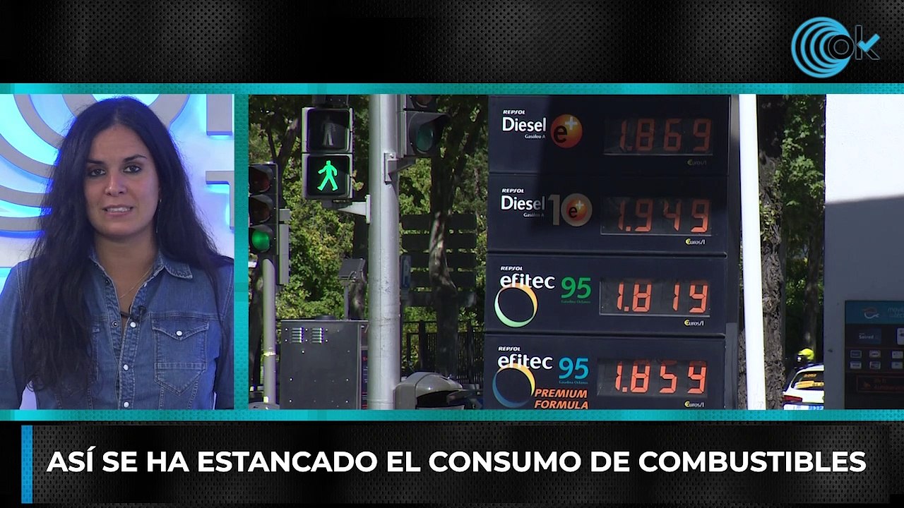 Así se ha estancado el consumo de combustibles