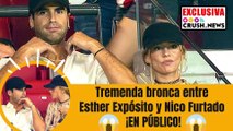 La bronca de Esther Expósito y Nico Furtado en público, aviva los rumores de crisis