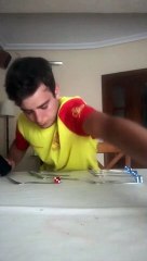 He Really Sweated This Win Stacking Dice