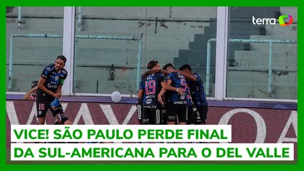 São Paulo deu vexame na final da Sul-Americana?