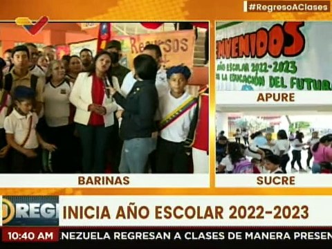 Más de 160 mil estudiantes regresan a los 1.622 planteles educativos recuperados en Barinas