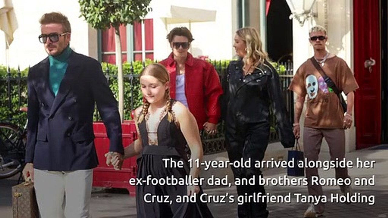 Victoria Beckham slammed by fans after daughter Harper wears 'inappropriate' outfit to fashion show