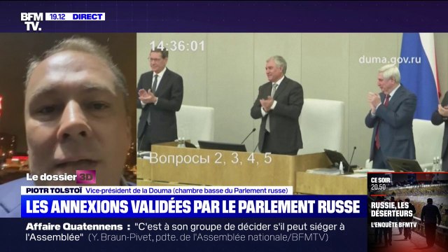 Après avoir parlé de guerre en Ukraine, le vice-président de la Douma rétropédale