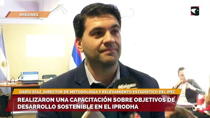 Realizaron una capacitación sobre objetivos de desarrollo sostenible en el iprodha