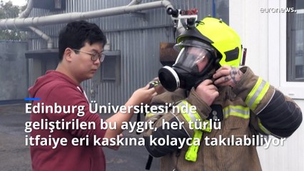 İtfaiyecilere kurtarma operasyonlarında yapay zekalı kask desteği geliyor