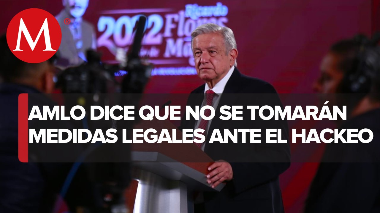 Lo que hackearon ya se ha dicho “hasta faltó, tengo otros achaques”: AMLO