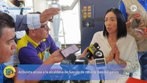 Activista acusa a la alcaldesa de Sayula de Alemán de robarle 800 mil pesos