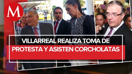 Américo Villarreal reunió a las corcholatas de AMLO