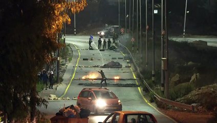 مواجهات بين القوات الإسرائيلية والفلسطينيين في الضفة الغربية