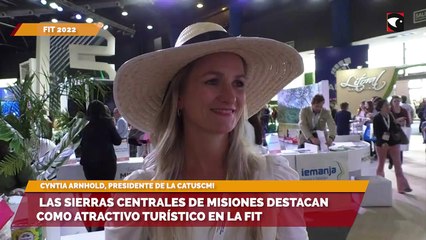 Las sierras centrales de Misiones destacan como atractivo turístico en la FIT