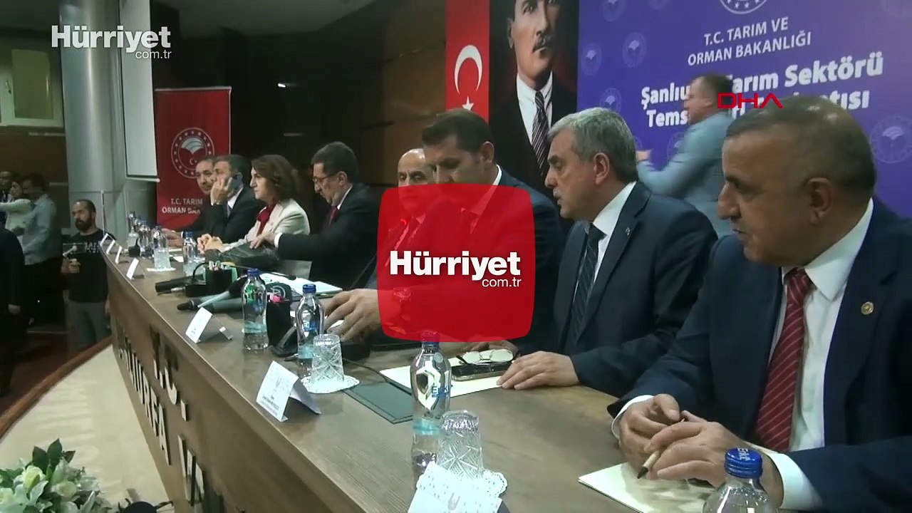 Tarım ve Orman Bakanı Vahit Kirişci, Şanlıurfa’da tarım sektörü temsilcileriyle bir araya geldi