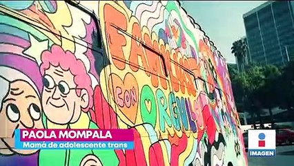 "Bus de las familias con orgullo" recorre Paseo de la Reforma por primera vez