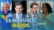 Ex-ministros de Bolsonaro eleitos para o Congresso