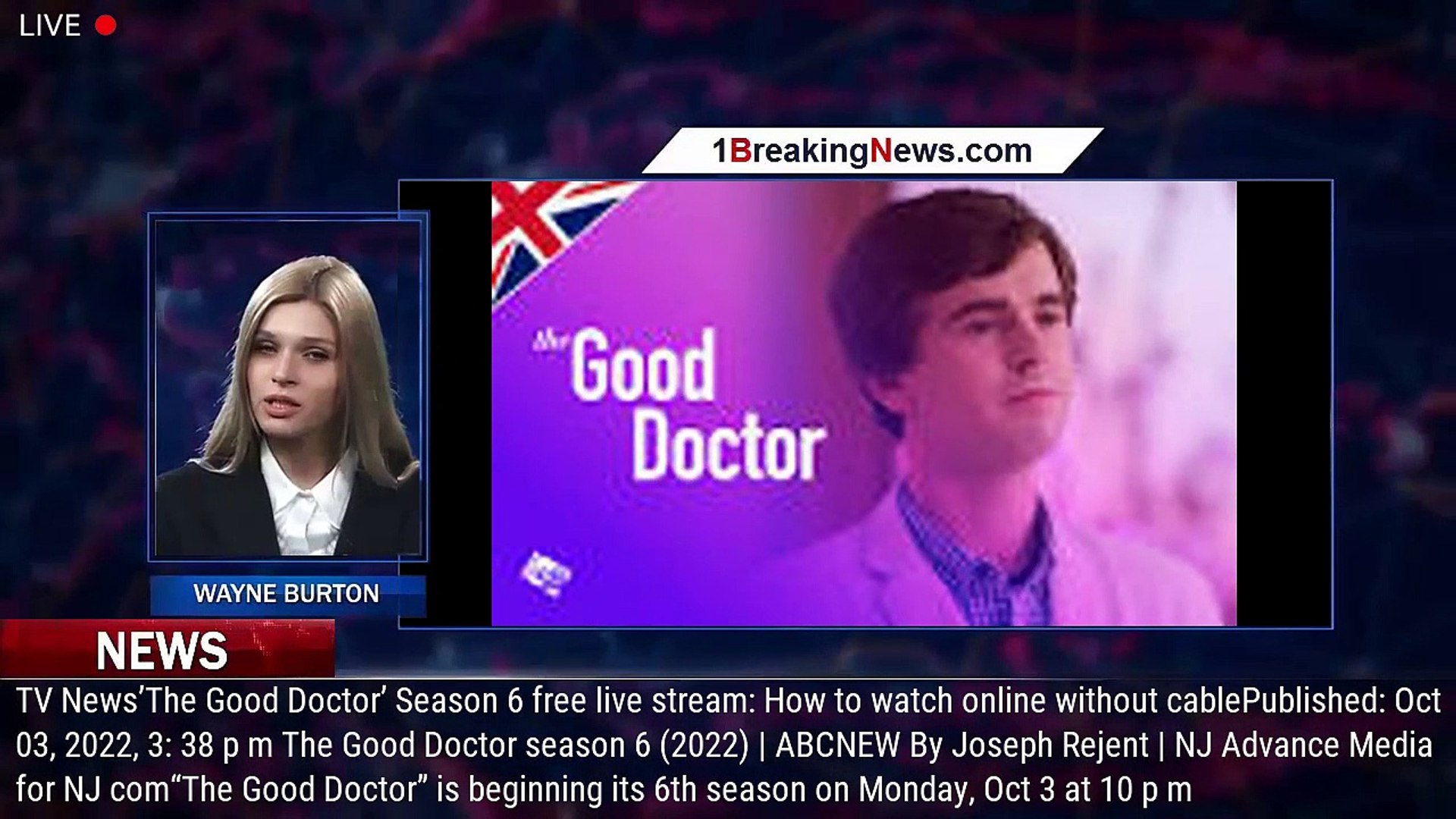 Watch the good doctor online free dailymotion season 1 hot sale