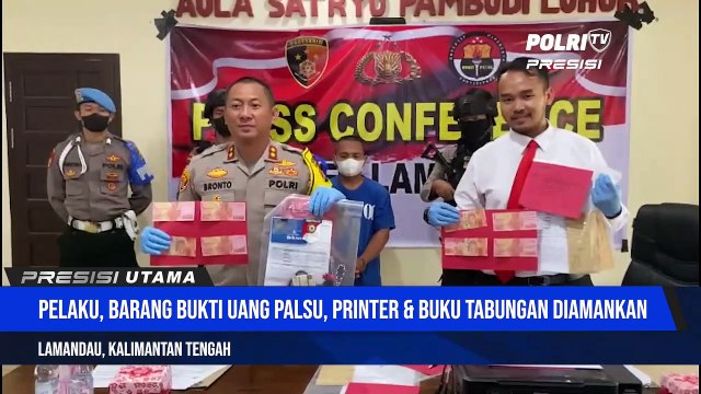 Modus Transfer ke BRI Link, Polres Lamandau Tangkap Terduga Pelaku Pengedar Uang Palsu