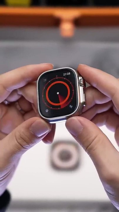 Apple Watch Ultra Screen Protector _ Case Applying_ _shorts(720P_HD)
