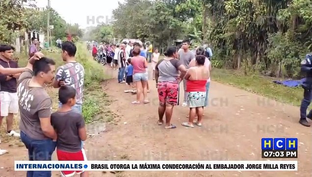 Ultiman a dos personas en El Aguacate, Olancho