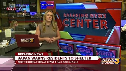 N. Korea fires ballistic missile that flew over Japan