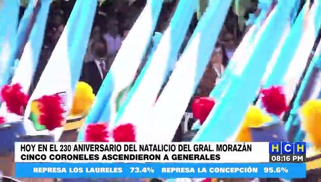 Con Ceremonia de Ascensos FFAA conmemora el Día del Soldado Hondureño