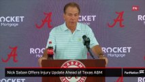 Nick Saban Offers Injury Update Ahead of Texas A&M