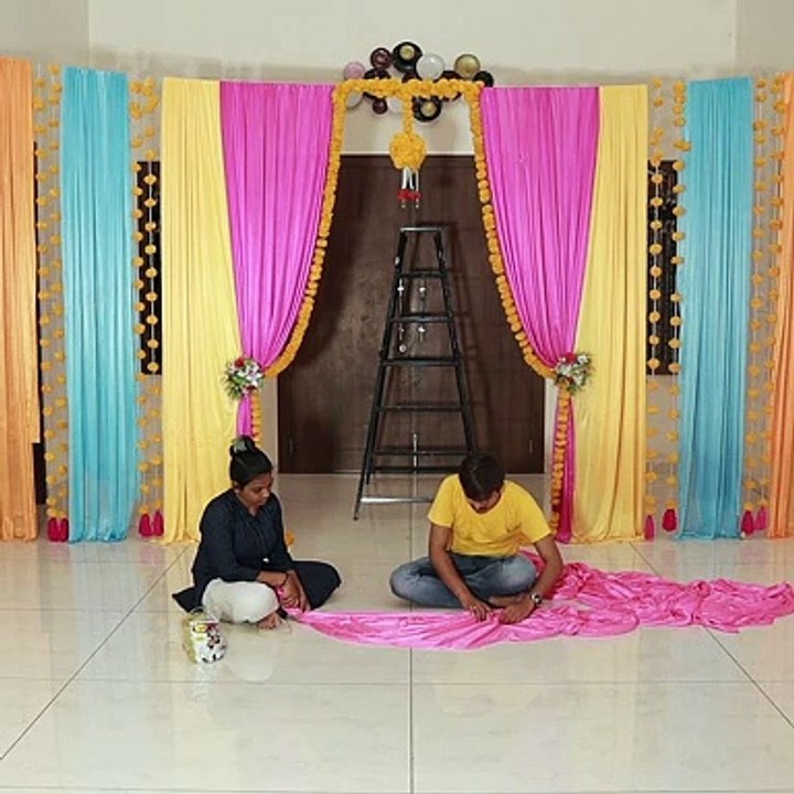 Building decoration - colorful entrance makeover #decor #fun #hetalsart