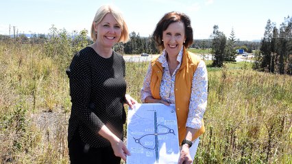 Leslie Williams talks about plans for the Harrington Coopernook intersection