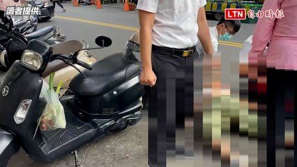 婦拜廟突失去呼吸心跳 消防隊員CPR、AED救一命（讀者提供）