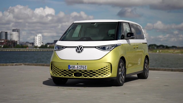Volkswagen ID. Buzz Design Preview in Candy White and Lime Yellow