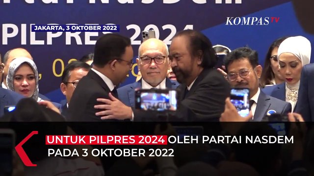 Eskpresi Ganjar Saat Jokowi Ditanya Soal Anies Jadi Capres dari Nasdem