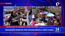 Empresarios de Gamarra marchan contra medidas del Gobierno