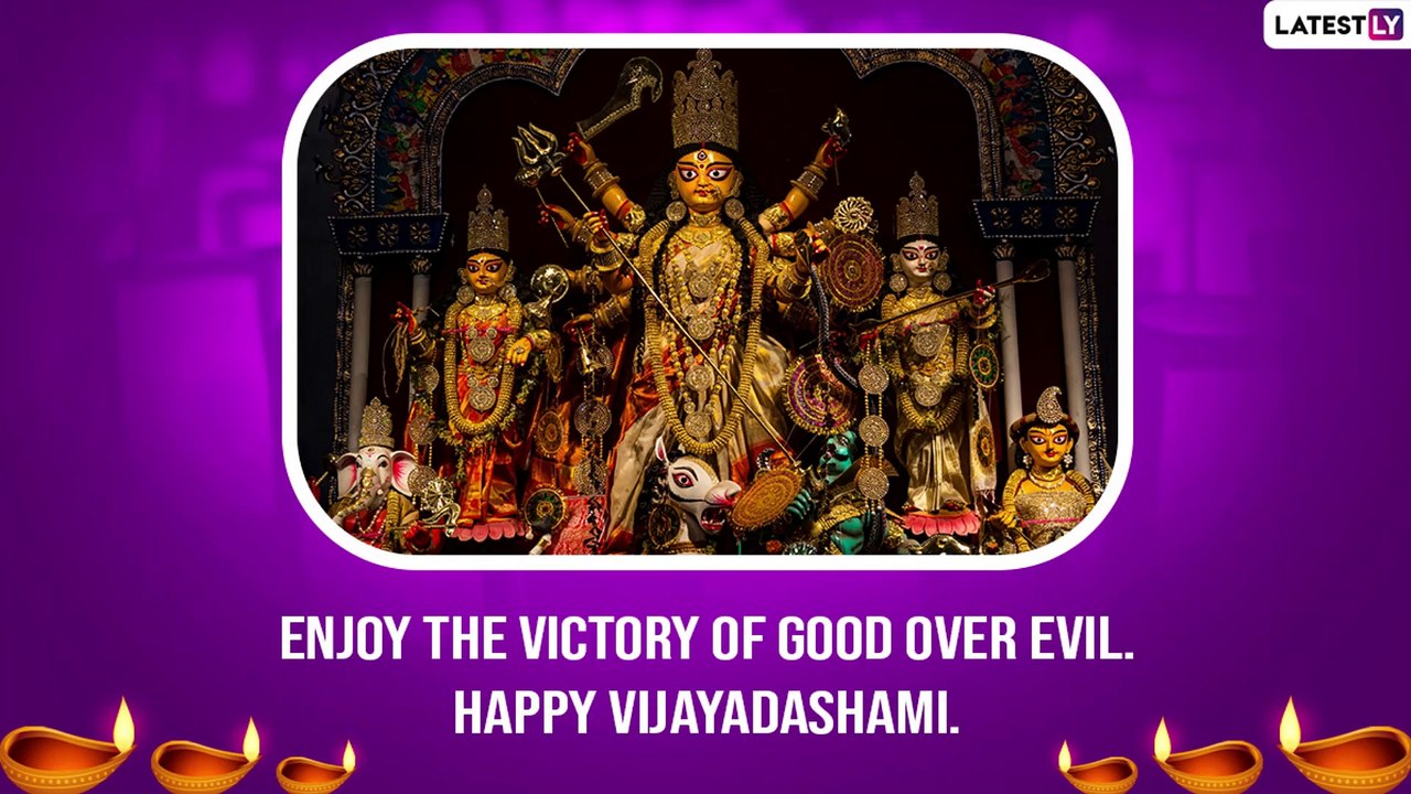 Vijayadashami 2022 Wishes: Share Messages With Your Loved Ones on the Occasion of Durga Visarjan