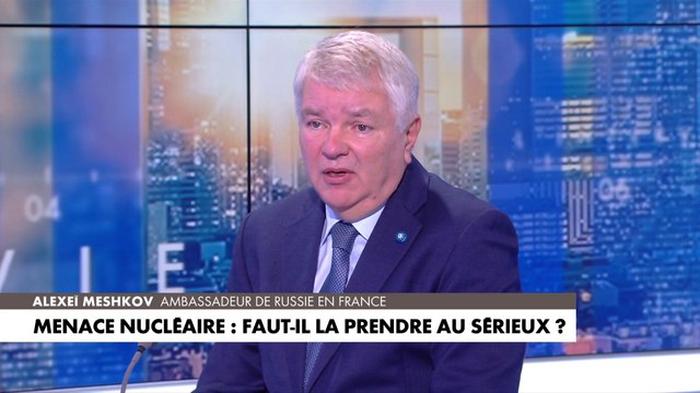 Alexeï Meshkov : «Pour l’instant, il n’y a pas de raison d’utiliser l’arme nucléaire»