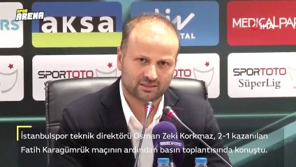 Osman Zeki Korkmaz: “İstanbulspor’un oynadığı her maçta rakip favori”