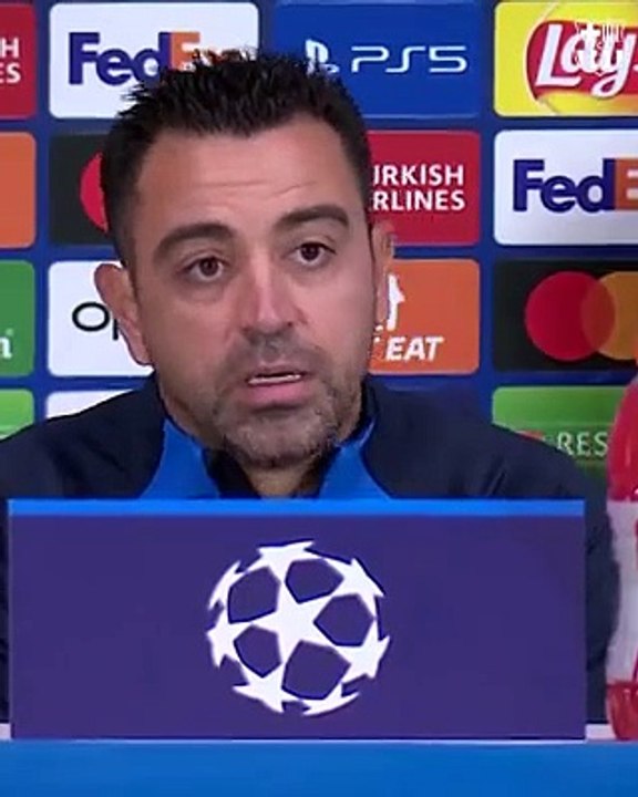 La rueda de prensa de Xavi Hernández antes del Inter-Barça / FCB