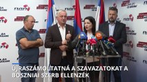 Újraszámoltatná a szavazatokat a boszniai szerb ellenzék