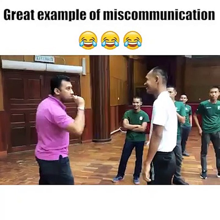 Great Example of Miscommunication