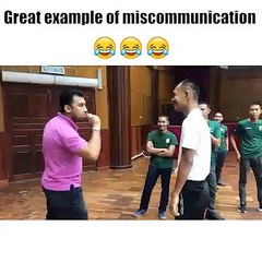 Illustrative Case of Miscommunication