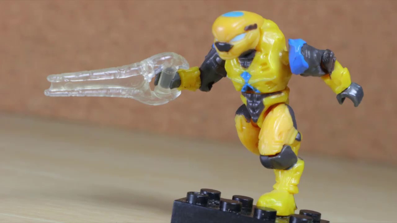  Mega Bloks HALO: Mystery Pack Series #3: Covenant Flight Elite (Yellow) || DOOM Construx Review